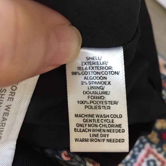 Ann Taylor Multi Color Skirt Size 10 - Picture 6 of 6